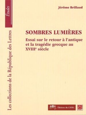 cover image of Sombres Lumières